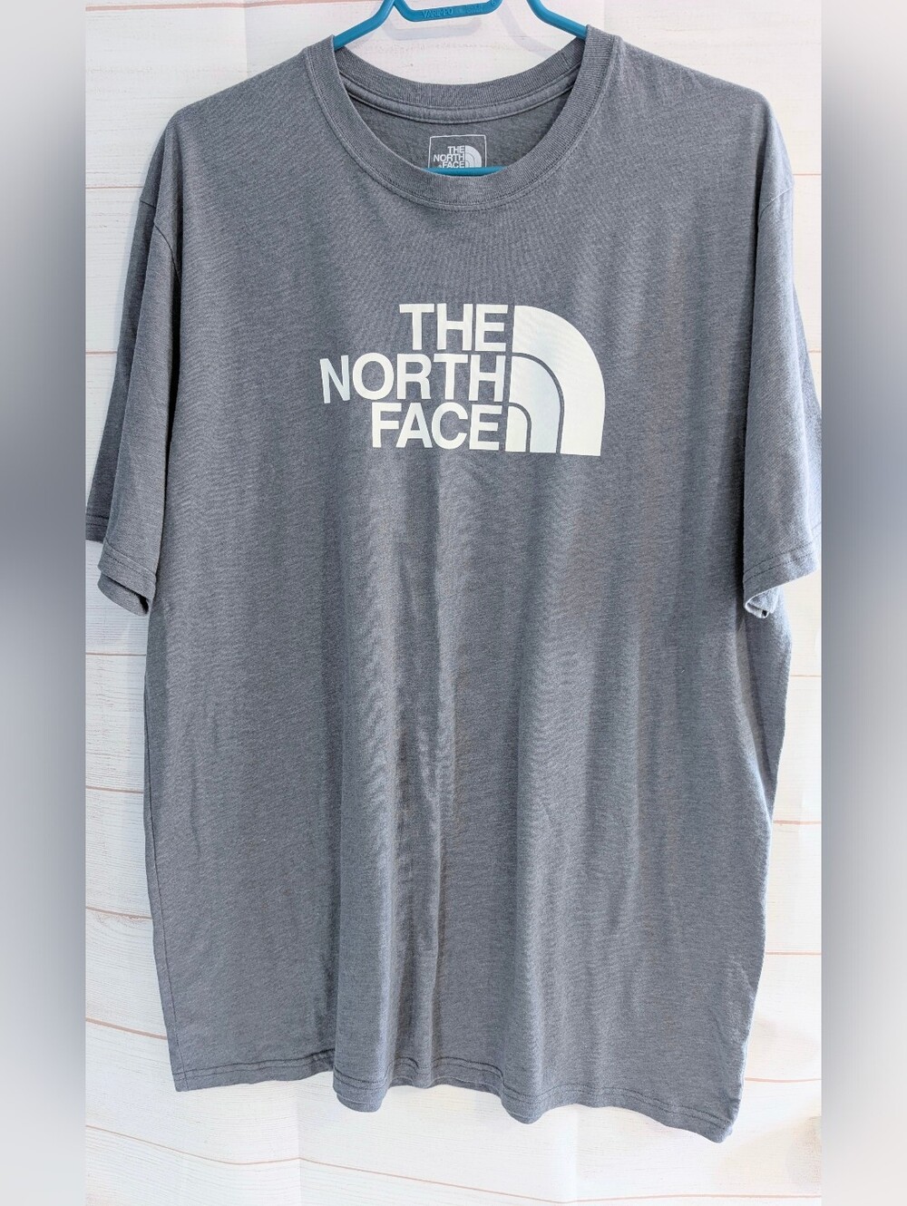 The North Face Grey Short Sleeve Graphic Logo Tee Size XL